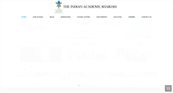 Desktop Screenshot of indianacademysharjah.com