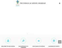 Tablet Screenshot of indianacademysharjah.com